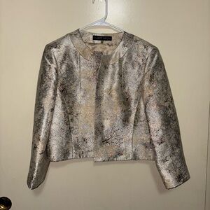 Albert Nipon Metallic Women's Blazer